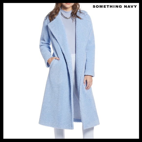 Something Navy Jackets & Blazers - 💥6 HR SALE💥 SOMETHING NAVY TEDDY FAUX FUR COAT